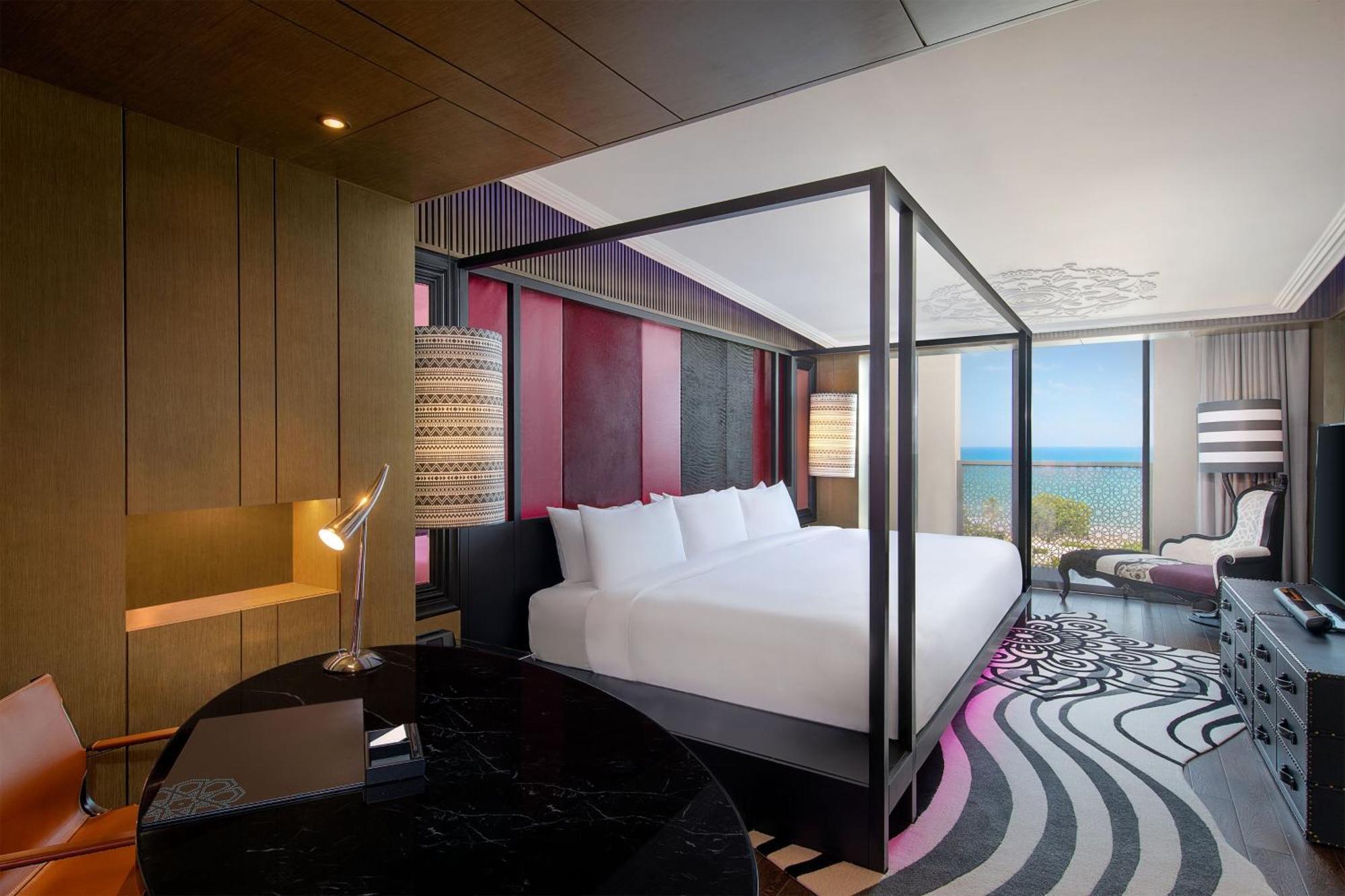 W Muscat Hotel Kültér fotó A bedroom at W Bali