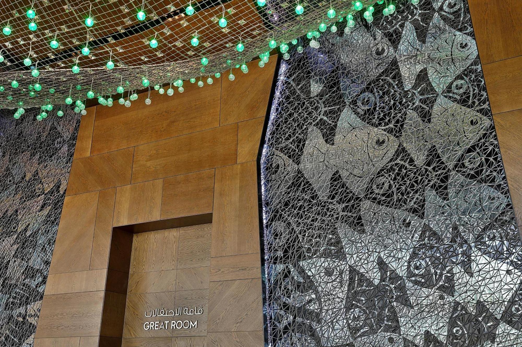 W Muscat Hotel Kültér fotó Entrance to the Great Room